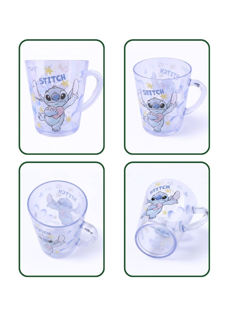 Disney Stitch Kids Plastic Cup 260ml | BPA-Free Cartoon Drinking Cup | Reusable Water, Juice & Milk Cup for Children - Image 4